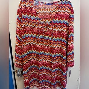 Lace up tunic